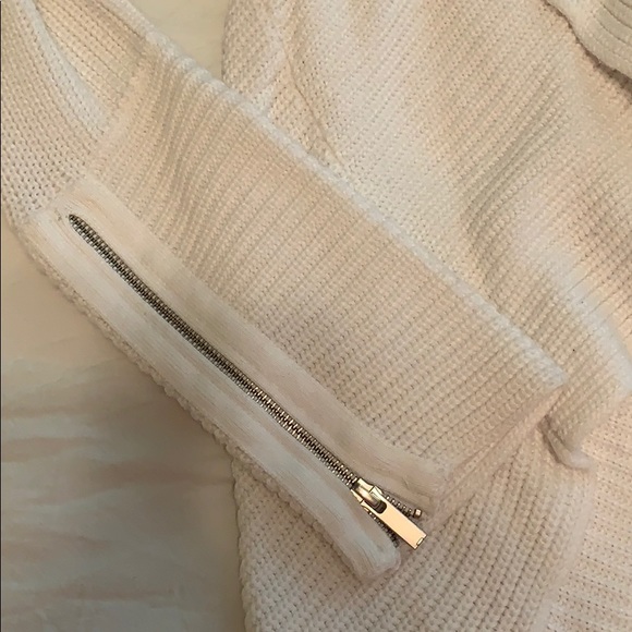 White Cardigan Sweater - Picture 3 of 3